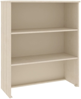 Aufsatz für Highboard Honigbraun 85 x 35 x 100 cm Massivholz Kiefer [340508]