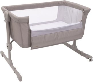 Chicco Next2Me Essential Babybett, Beistellbett, kompatibel mit verschiedenen Betten, höhenverstellbar, gute Luftzirkulation, Matratze und Tasche inklusive, 0-6 Monate, Beige