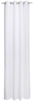 Gözze 'LINEA' Ösenvorhang, 100% Polyester weiß, 140x245 cm