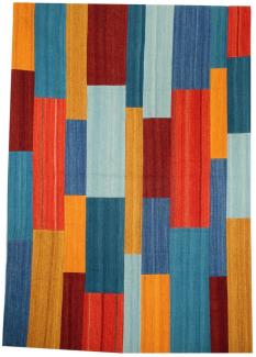 Teppich SchoenesWohnen24 Radical 335 Rot / Multi 80cm x 150cm