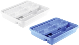TESTRUT Besteckkasten 2fach farbig sortiert