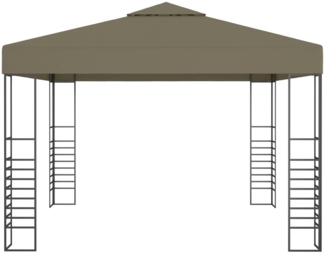 vidaXL Gartenzelt 3x3 m Taupe 180 g/m² 312228