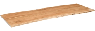 Tischplatte Baumkante Akazie Eiche 120 x 60 cm CURT 140109150