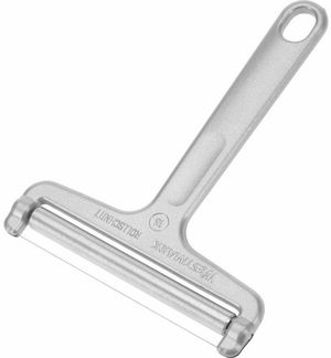 Westmark Käseschneider, Retro-Verpackung, Aluminium/Rostfreier Edelstahl, 13,9 x 10,9 x 1 cm, Rollschnitt, Silber, 7100RT60