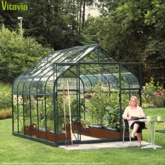 Vitavia Gewächshaus Diana 9900, ESG 3mm, smaragd