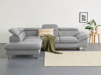 COTTA Ecksofa Driver L-Form, mit Kopfteilverstellung, wahlweise mit Bettfunktion & Bettkasten