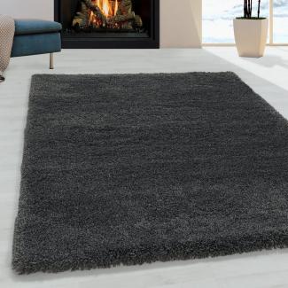 Giancasa Hochflor-Teppich kuschelweicher Langflorteppich, Uni Shaggy - supersoft, Höhe: 50 mm, Wohnzimmer Esszimmer Schlafzimmer