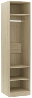 vidaXL Kleiderschrank Sonoma-Eiche 50x50x200 cm Holzwerkstoff 800237
