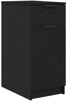 vidaXL Schreibtischschrank Schwarze Eiche 33 x 50 x 75 cm 862103