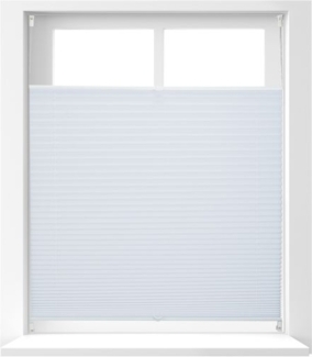 4 x Plissee Rollo weiß 100x130 cm 10030522