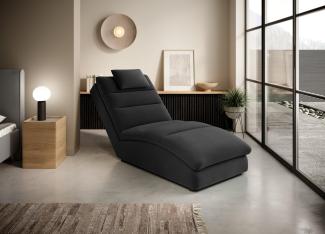 Wohnideebilder Taco Dunkelgrau Chaiselongue CH-TAC-06NU