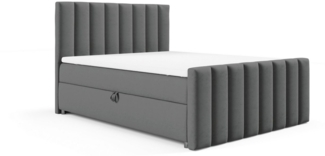 Best for Home Boxspringbett mit Bettkasten Trinity K10 Lux, mit Bettkasten, inkl. 7 cm Topper (140x200 160x200 180x200 200x200 cm), Verschiedene Liefermöglichkeiten, TOP Preis-Leistungs-Verhältnis