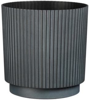 Mica Decorations Übertopf Ibarra Kunststoff grau Ø 25 cm