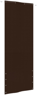 vidaXL Balkon-Sichtschutz Braun 80x240 cm Oxford-Gewebe 148558