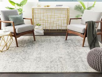 Surya JULIETTE Teppich Grau 120 cm 170 cm 120x170 cm