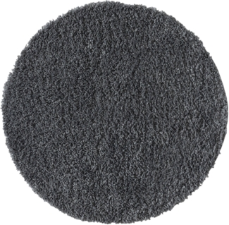 OTTO home Hochflor-Teppich Banji, rund, Höhe: 37 mm, Uni Farben, weich und flauschig, auch als rechteckig erhältlich