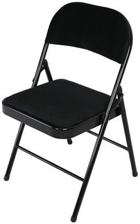 HTI-Living Stuhl Klappstuhl Velvet Gestell Schwarz (Stück, 1 St), Küchenstuhl Campingstuhl Bestuhlung Events