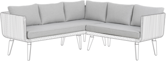 Outdoor Kissenbezug Set ALCAMO Grau