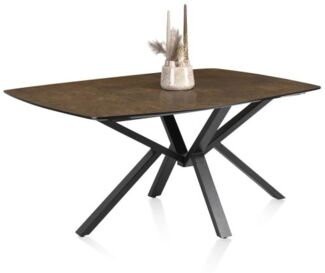 PALACE Esstisch braun HPL 180cm x 110cm x 77cm