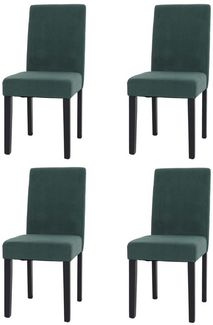 MCW Esszimmerstuhl Littau-C-4 (Set, 4 St), Stuhlbeine aus Massivholz, Rutschfest durch Kunststoffuntersatz