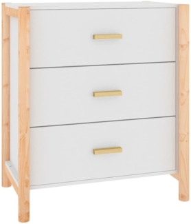 vidaXL Sideboard Weiß 62 x 38 x 70 cm Holzwerkstoff [345672]