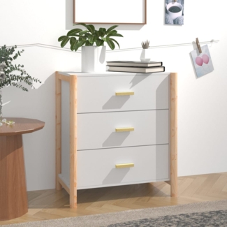 vidaXL Sideboard Weiß 62 x 38 x 70 cm Holzwerkstoff [345672]