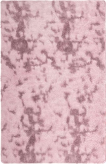 vidaXL Teppich Shaggy Hochflor NAVARRA Altrosa 130x200 cm Polyester 4102833