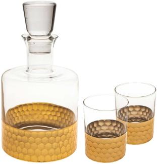 Whisky Dekanter + 2 Tassen SARAH, Set - Secret de Gourmet