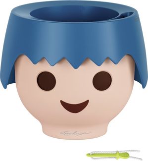 LECHUZA Tisch-Pflanzgefäß OJO ALL-IN-ONE Meeresblau 427373