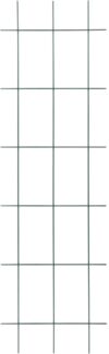 TrendLine Spaliergitter 150x45 cm grün 150x45 cm