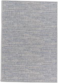 Teppich in Blau aus 100% Polypropylen - 170x120x1cm (LxBxH)