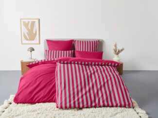 andas Wendebettwäsche Greta, Renforcé, 2 teilig, Bettwäsche mit Streifen in verschiedenen Qualitäten, ab 135x200 cm