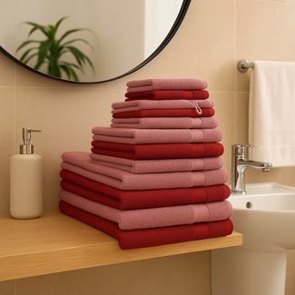 Betz Handtücher Premium Handtuch-Set 12-tlg, 100% Baumwolle (Set, 12-St), Duschtücher,Handtücher, Gästetücher, Seiftücher,Waschhandschuhe