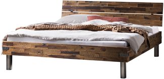 Hasena Duno Massivholzbett Akazie Vintage Eisen