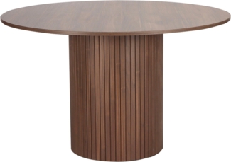 Home affaire Esstisch, Sockel mit Lamellendesign