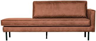 Daybed Rodeo Rechts - Leder Cognac