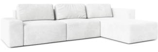 AX LIVING Arkleton Couch XXL L Form 360 cm in Weiß – Modern & Bequem R
