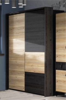 Schwebetürenschrank LYA + Passepartoutrahmen Mauvella / Cabezone Eiche