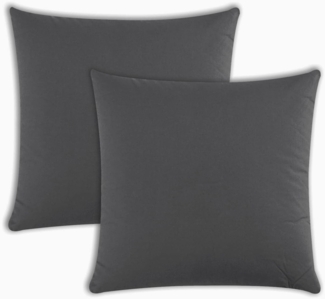 Müskaan Kissenbezug Kissenbezug 40x40 40x80 80x80 2er Pack Mikrofaser Kissenhülle, (2 Stück), mit Reißverschluss