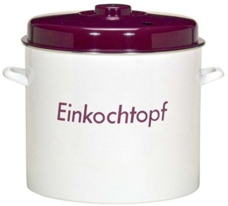 B-Ware EINKOCHER Einkochtopf ER35P Emaill E Mit Deckel Kochtopf