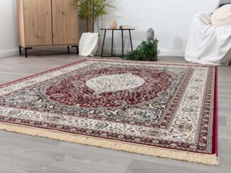 Steffensmeier Orientteppich Riad Kirman, Rechteckig, Höhe: 5 mm, Bordüre