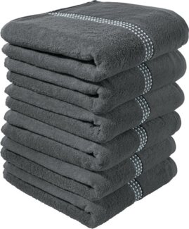 Erwin Müller Handtuch Handtuch "Mannheim" 6er-Pack, Frottier (6-St), Walk-Frottier Uni