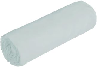 Vente-unique - Spannbettlaken aus Satin 108 Fäden/cm² – 160 x 200 cm – Höhe 30 cm – Hellgrau – TALORA von PALACIO