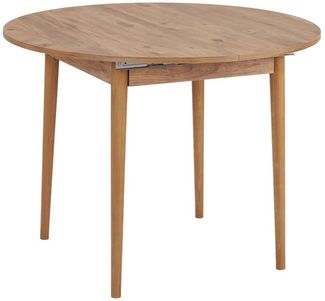 Skye Decor Esstisch Viola, Funktional Tisch mit ausziehbarer Tischplatte, Rund, Platzsparend