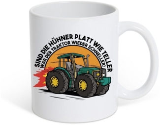 Youth Designz Tasse Traktor Farmer Kaffeetasse Geschenk, Keramik, mit lustigem Motiv