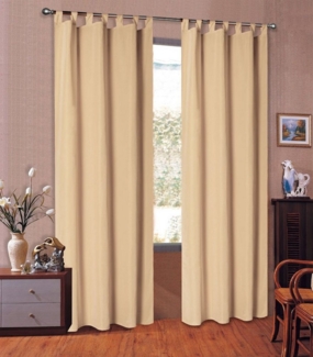 Gardinenbox Gardine (1 St), Schlaufen, blickdicht, Microfaser, Mikrofaser Vorhang blickdicht 204000