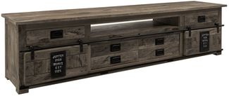 TV-Board Mango 240x50x60 grau lackiert RAILWAY #256