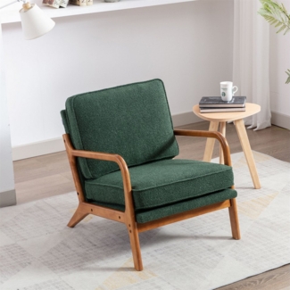 autolock Sessel Loungesessel , Moderner Akzentstuhl Lounge Chair für Wohnzimmer