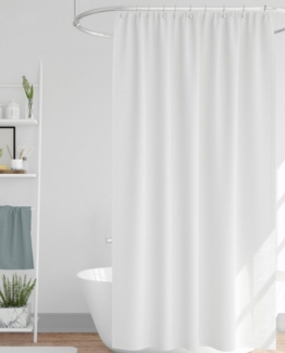 Urban Living Duschvorhang Badewannenvorhang Duschgardine Dusch-Vorhang Breite 180 cm, aus 100 % Polyester - bis 40° C waschbar