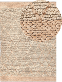Teppich TELLIKAYA 160x230 cm Jute Beige